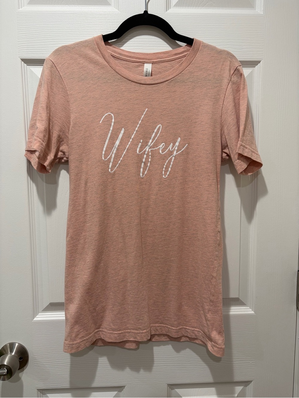 Bella Canvas Wifey Script Tee